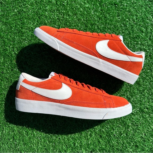 Nike Blazer Low Suede Mantra Orange / White - Picture 11 of 13